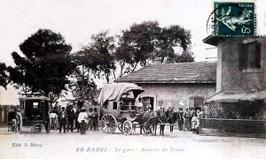 ER RAHEL - LA GARE - ARRIVEE DU TRAIN